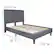 Left. Alamont Home - Bentley Twin Platform Bed - Black.