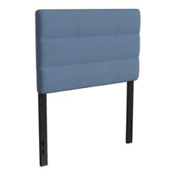 Flash Furniture - Paxton Twin Headboard - Upholstered - Blue - Front_Zoom