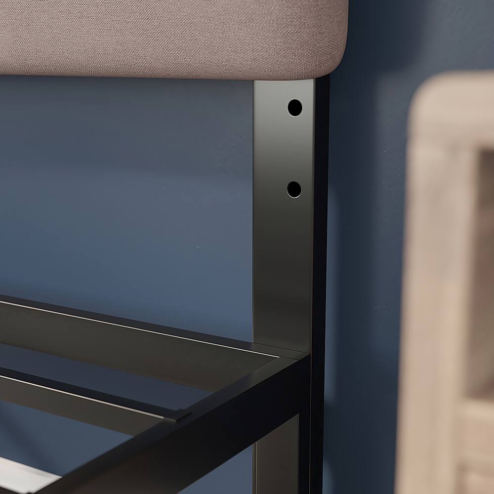 Alt View 16. Alamont Home - Paxton Full Headboard - Upholstered - Taupe.