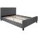Front. Alamont Home - Tribeca Queen Platform Bed - Dark Gray.