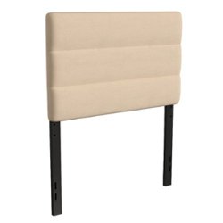 Flash Furniture - Paxton Twin Headboard - Upholstered - Cream - Front_Zoom