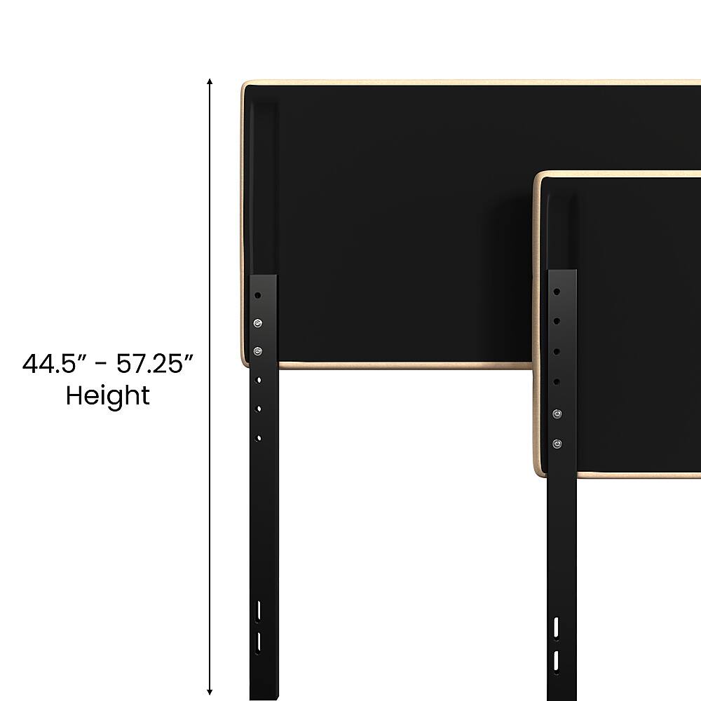 Alt View 13. Alamont Home - Paxton Full Headboard - Upholstered - Cream.