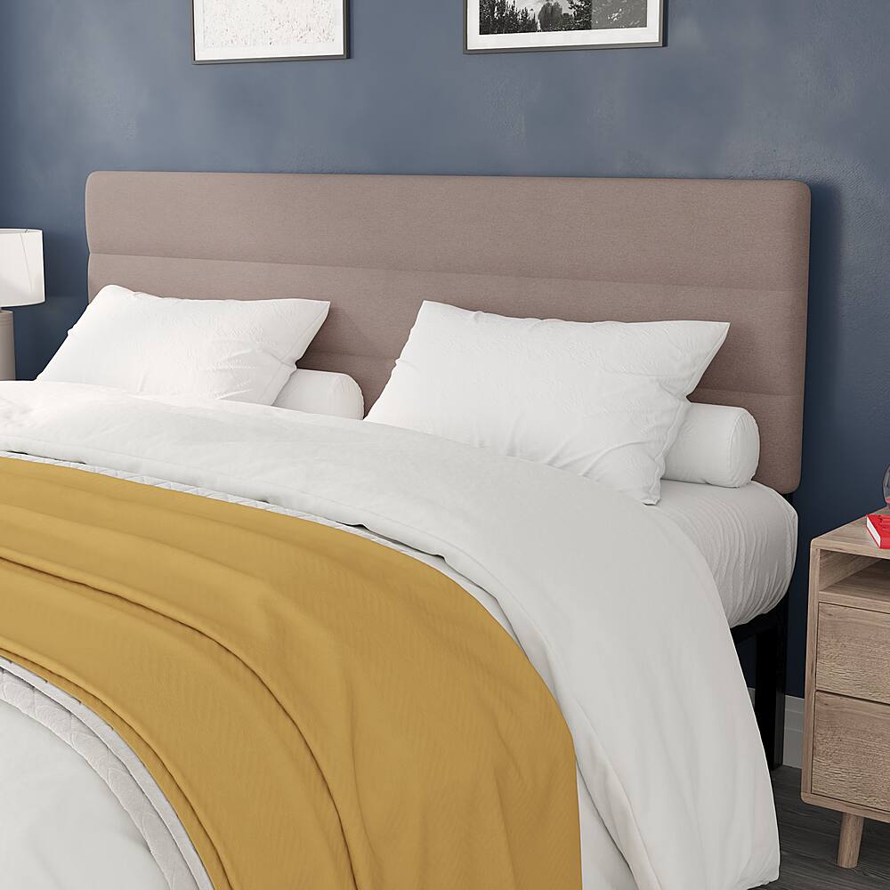 Alt View 14. Alamont Home - Paxton King Headboard - Upholstered - Taupe.