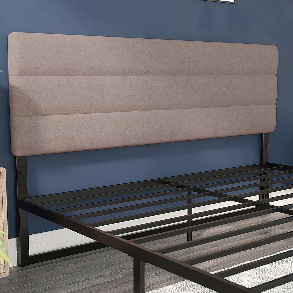 Alt View 15. Alamont Home - Paxton King Headboard - Upholstered - Taupe.