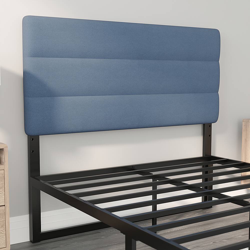 Alt View 15. Alamont Home - Paxton Full Headboard - Upholstered - Blue.