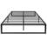 Alt View 11. Alamont Home - Bentley Full Platform Bed - Black.