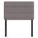 Alt View 11. Alamont Home - Paxton Twin Headboard - Upholstered - Gray.