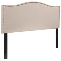 Flash Furniture - Lexington Full Headboard - Upholstered - Beige - Front_Zoom