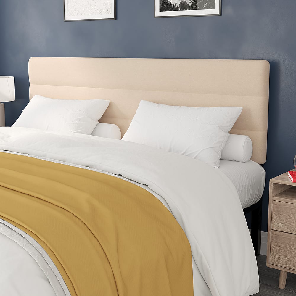 Alt View 14. Alamont Home - Paxton King Headboard - Upholstered - Cream.