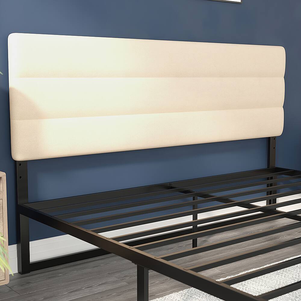 Alt View 15. Alamont Home - Paxton King Headboard - Upholstered - Cream.