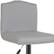 Alt View 19. Alamont Home - Bellagio Contemporary Adjustable Height Barstool (set of 2) - Light Gray Fabric.
