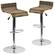 Front. Alamont Home - Contemporary Wicker Adjustable Height Barstool (set of 2) - Brown.