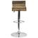Alt View 11. Alamont Home - Contemporary Wicker Adjustable Height Barstool (set of 2) - Brown.