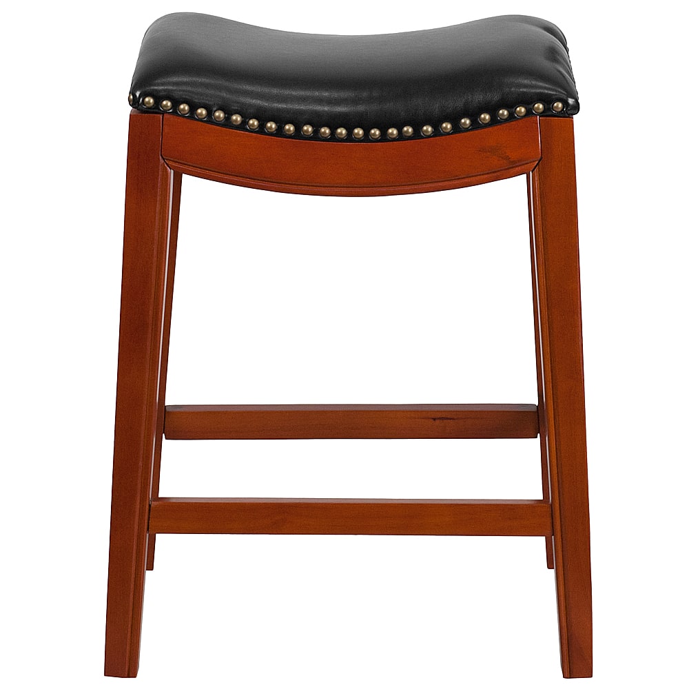 Best Buy Alamont Home 26'' High Backless Wood Counter Height Stool