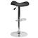 Alt View 16. Alamont Home - Contemporary Vinyl Adjustable Height Barstool with Wavy Seat (set of 2) - Black.