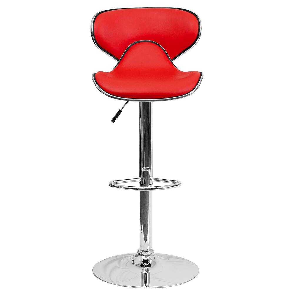 Best Buy Flash Furniture Contemporary Vinyl Adjustable Height MidBack