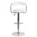 Alt View 11. Alamont Home - Contemporary Vinyl Adjustable Height Barstool with Arms (set of 2) - White.