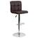 Alt View 16. Alamont Home - Contemporary Quilted Vinyl Adjustable Height Barstool (set of 2) - Brown.