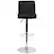 Alt View 11. Alamont Home - Contemporary Vinyl Adjustable Height Barstool with Rolled Seat (set of 2) - Black.