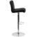Alt View 17. Alamont Home - Contemporary Vinyl Adjustable Height Barstool with Rolled Seat (set of 2) - Black.