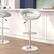 Alt View 15. Alamont Home - Contemporary Vinyl Rounded Orbit-Style Back Barstool (set of 2) - White.
