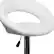 Alt View 18. Alamont Home - Contemporary Vinyl Rounded Orbit-Style Back Barstool (set of 2) - White.