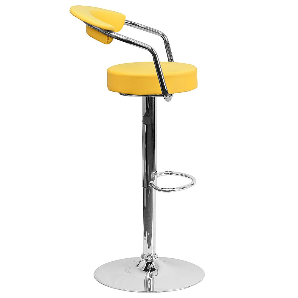 Best Buy Alamont Home Contemporary Vinyl Adjustable Height Barstool