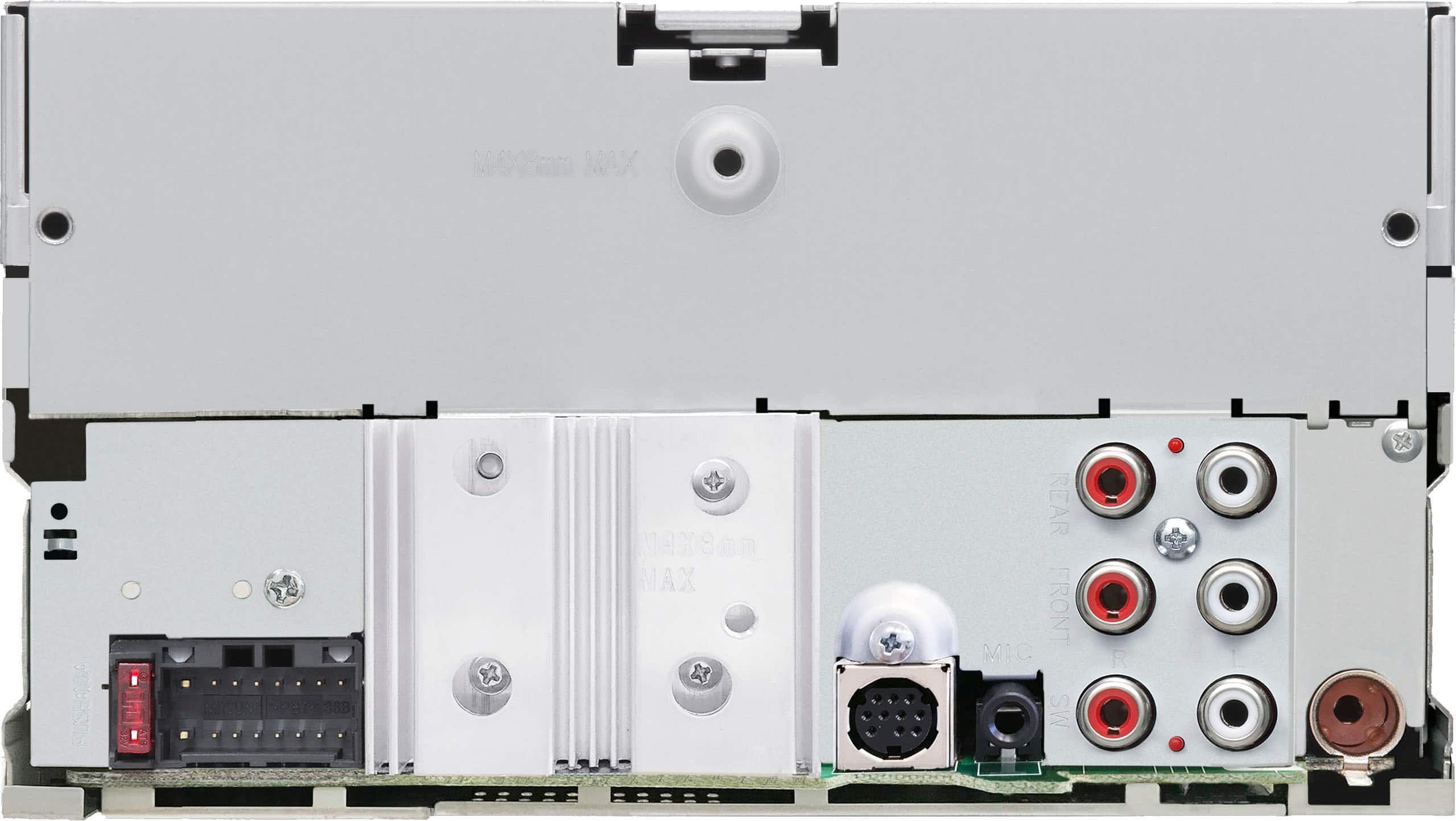 Back. Kenwood - Bluetooth CD Receiver Alexa Built-In Satellite Radio Ready - Black.