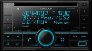 Kenwood - Bluetooth CD Receiver Alexa Built-In Satellite Radio Ready - Black - Front_Zoom