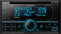Front. Kenwood - Bluetooth CD Receiver Alexa Built-In Satellite Radio Ready - Black.