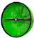 Left. Greenworks - 12" Pressure Washer Surface Cleaner Attachment - Green.