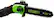 Angle. Greenworks - 80-Volt 10-Inch Brushless Cordless Pole Saw with 14.5 foot reach (1 x 2Ah Battery and Charger) - Green.