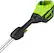 Alt View 20. Greenworks - 80-Volt 10-Inch Brushless Cordless Pole Saw with 14.5 foot reach (1 x 2Ah Battery and Charger) - Green.
