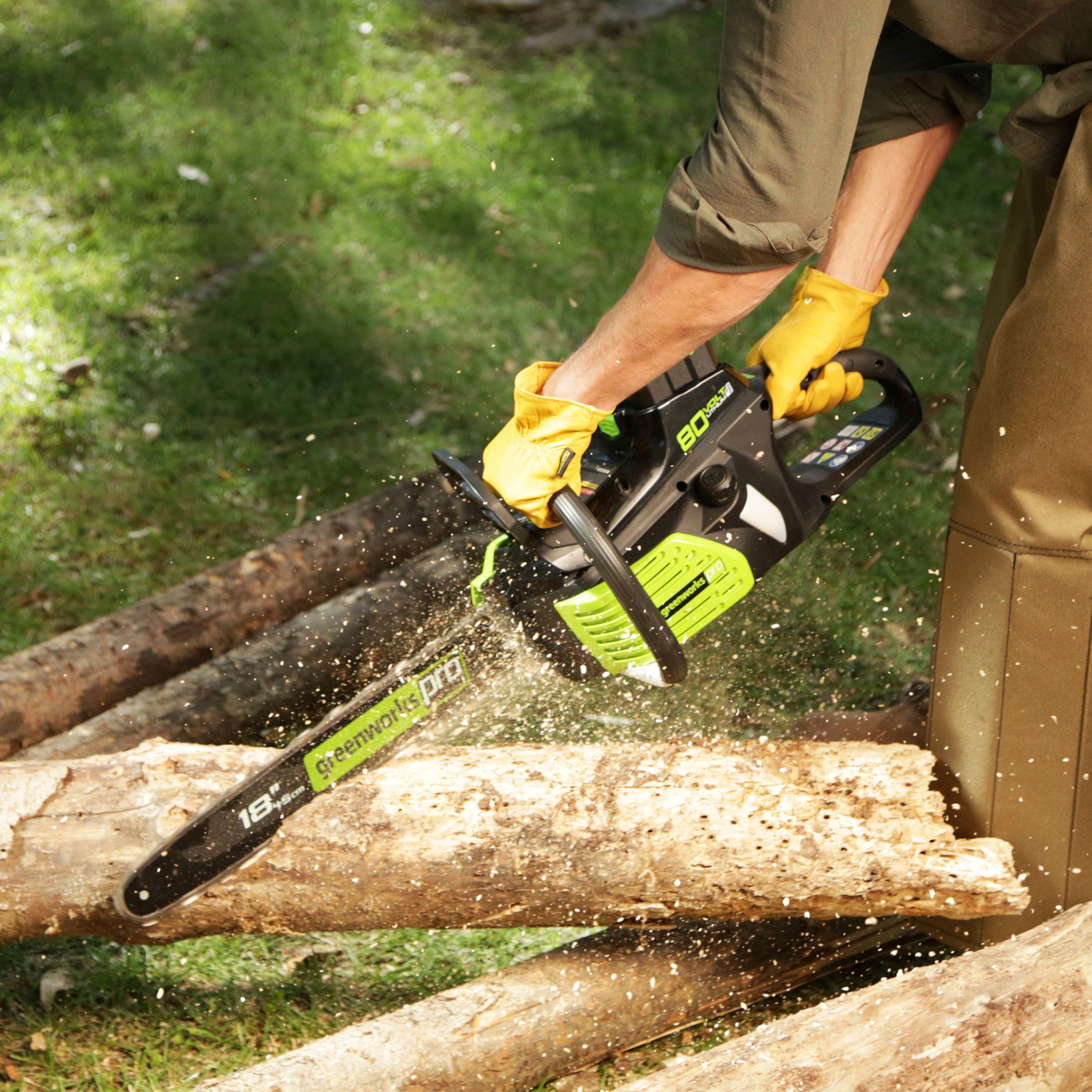 Greenworks chainsaw store chain replacement