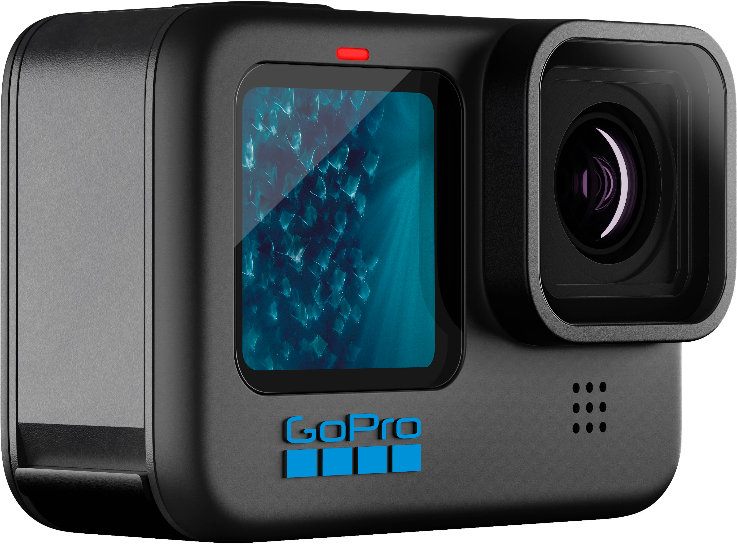 Angle View: GoPro - HERO11 Black Action Camera Bundle - Black