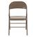Alt View 11. Alamont Home - Hercules Metal Upholstered Folding Chair (set of 2) - Beige.