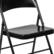 Alt View 24. Alamont Home - Hercules Series Double Braced Metal Folding Chair (set of 2) - Black.