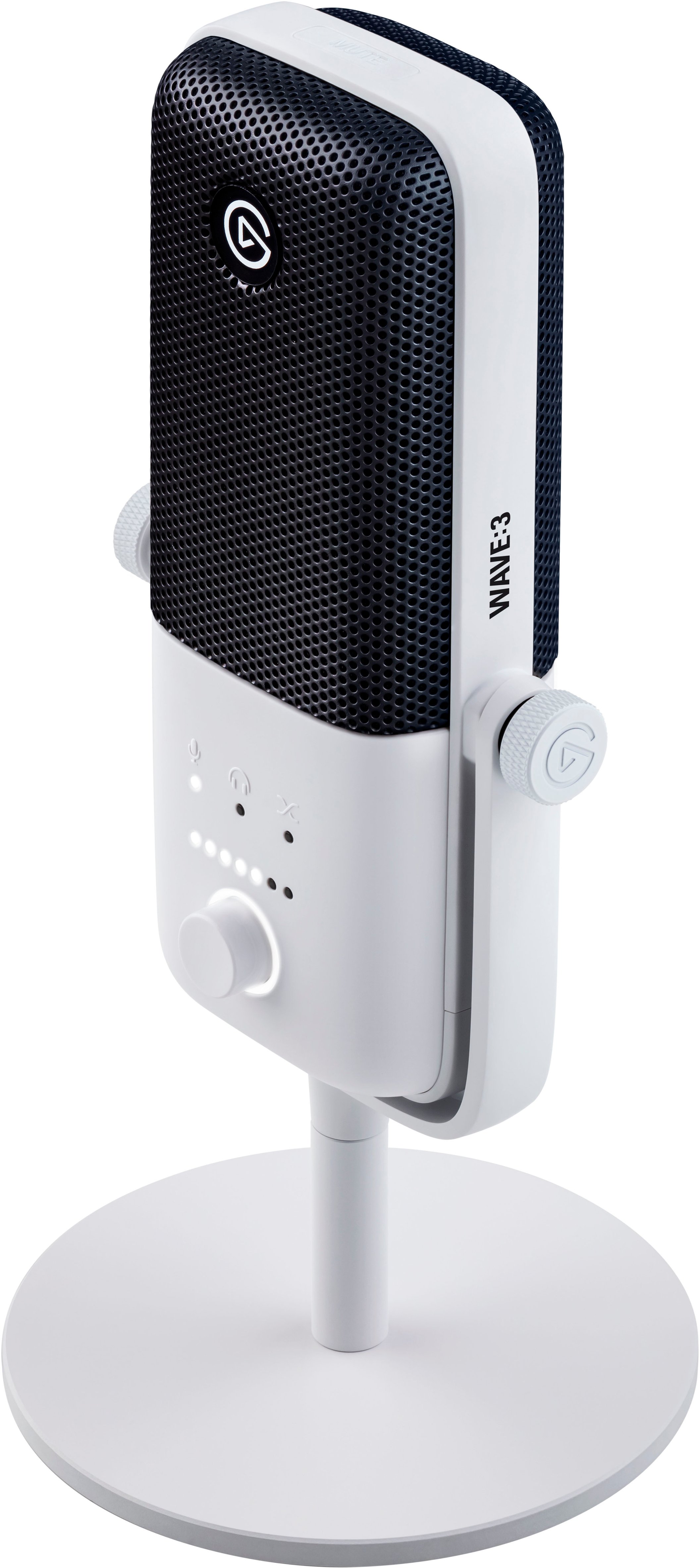 Microphone à condensateur Wave:3 d'Elgato (10MAB9911) - Blanc