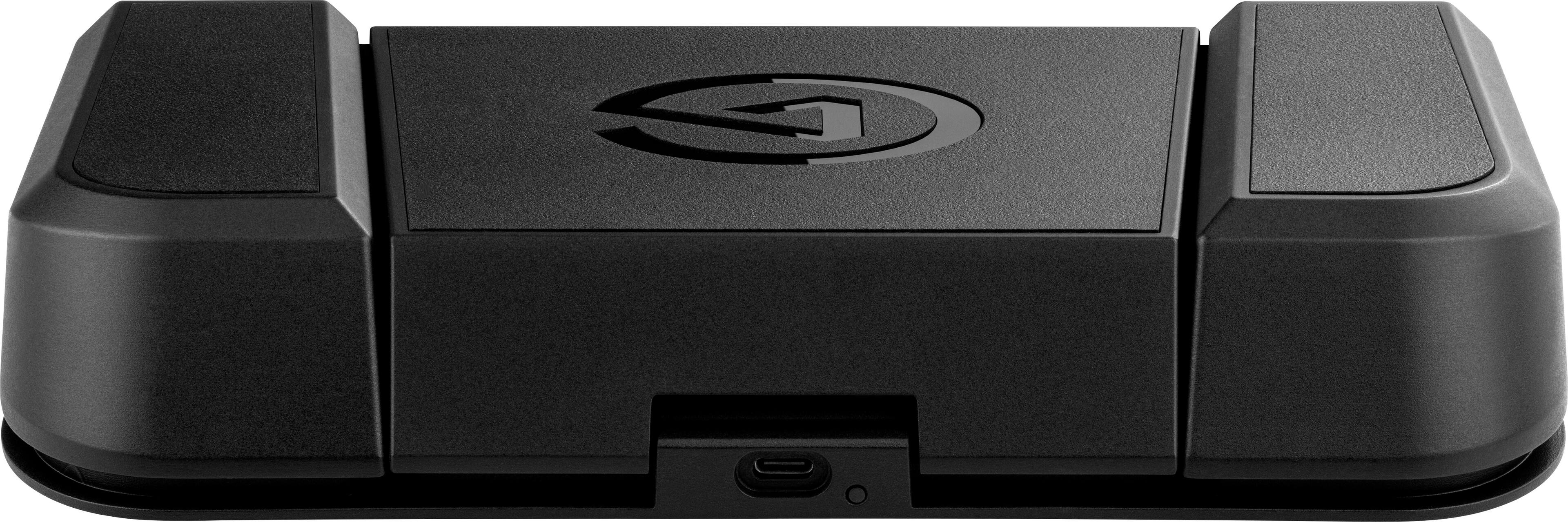 Angle. Elgato - Stream Deck Pedal - Black.