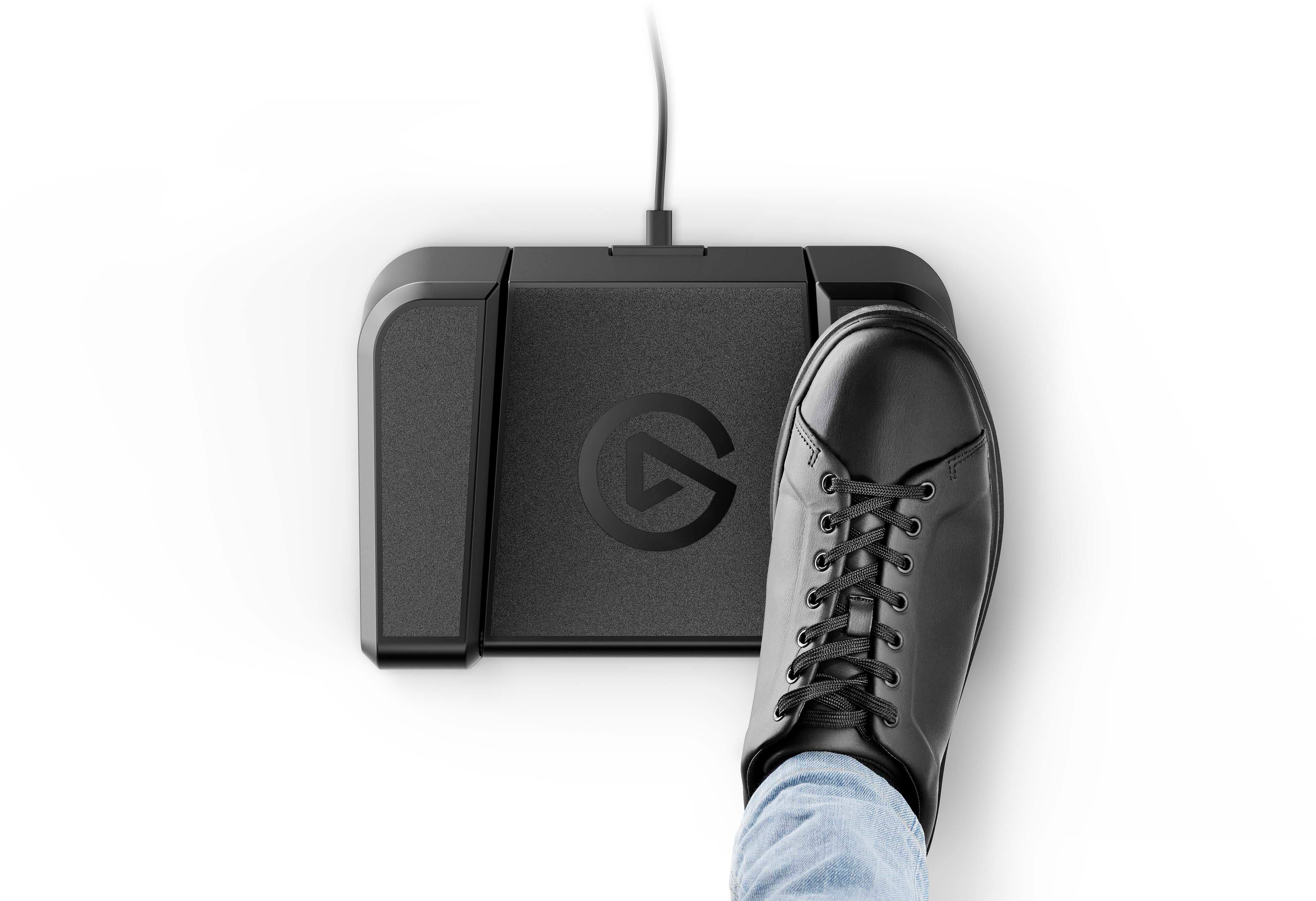 Alt View 3. Elgato - Stream Deck Pedal - Black.