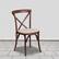 Alt View 12. Alamont Home - Hercules Cross Back Chair - Mahogany.