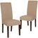 Front. Alamont Home - Greenwich Dining Chair (Set of 2) - Beige Fabric.