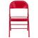 Alt View 11. Alamont Home - Hercules Series Triple Braced Metal Folding Chair (set of 4) - Red.