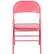Alt View 11. Alamont Home - Hercules Metal Upholstered Folding Chair - Bubblegum Pink.