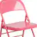 Alt View 15. Alamont Home - Hercules Metal Upholstered Folding Chair - Bubblegum Pink.