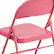 Alt View 17. Alamont Home - Hercules Metal Upholstered Folding Chair - Bubblegum Pink.