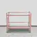 Alt View 12. Alamont Home - Glenwood Park Kitchen Serving Cart - Clear/Rose Gold.