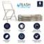 Alt View 11. Alamont Home - Hercules Folding Chair - Beige.