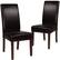 Front. Alamont Home - Greenwich Dining Chair (Set of 2) - Brown LeatherSoft.