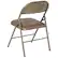 Alt View 14. Alamont Home - Hercules Vinyl Upholstered Folding Chair - Beige.